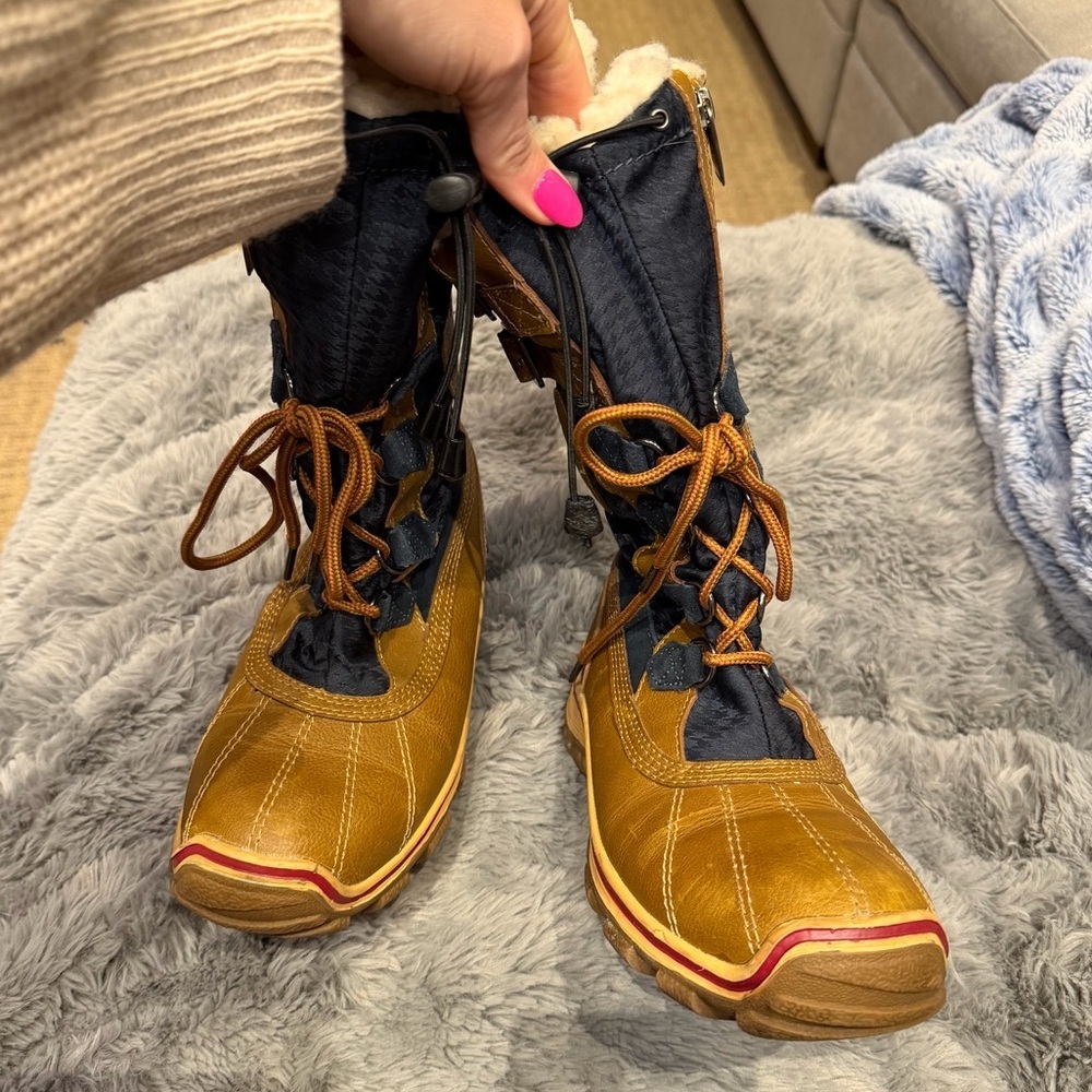 Pajar Canada Winter Boots fur lining genuine leather 7-7.5 Women’s Waterproof - Picture 4 of 9